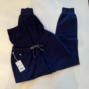 FIGS Women's Navy Zamora Maternity - Jogger Scrub Pants